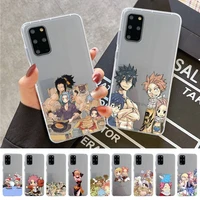 babaite anime fairy tail phone case for samsung a 10 20 30 50s 70 51 52 71 4g 12 31 21 31 s 20 21 plus ultra