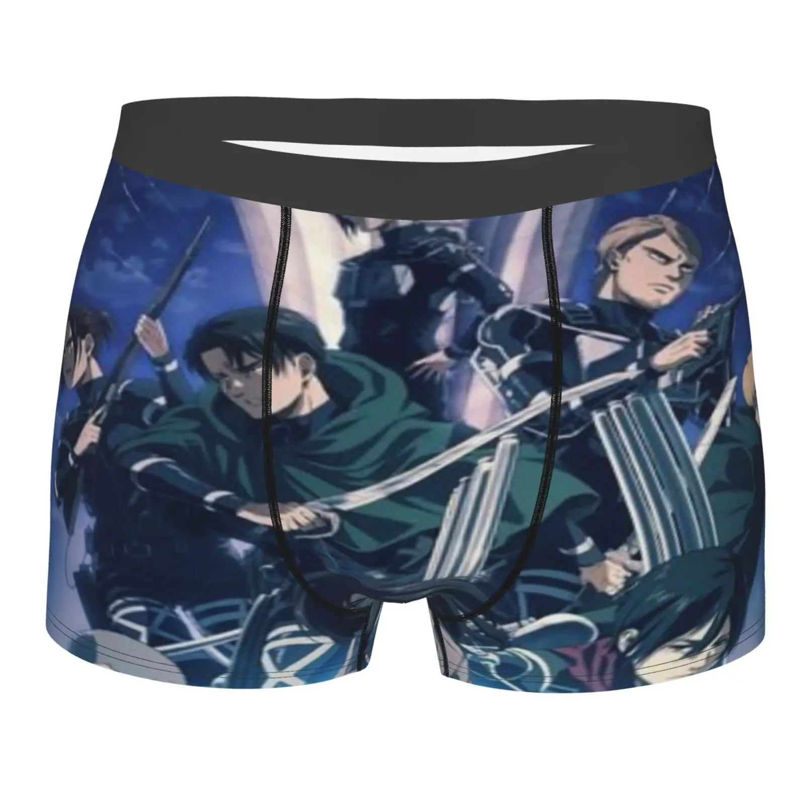 

Мужские трусы-боксеры Attack On Titan 167, мужские боксеры, мужские сексуальные боксеры, мужские шорты из полиэстера для мужчин, мужские зеленые