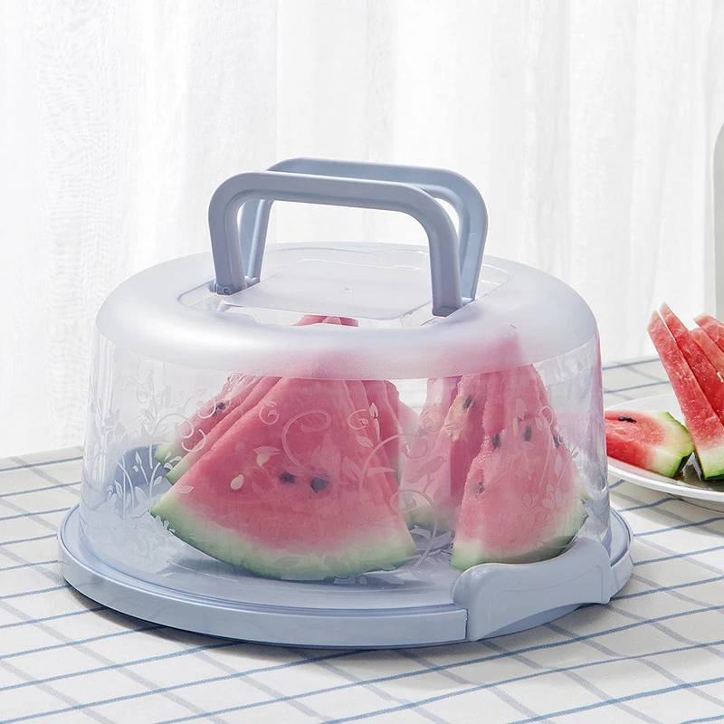 

Portable Cake Storage Box Baking Packaging Box Birthday Cake Wedding Dessert Fruit Visible Storage Box Kitchen Baking Tools