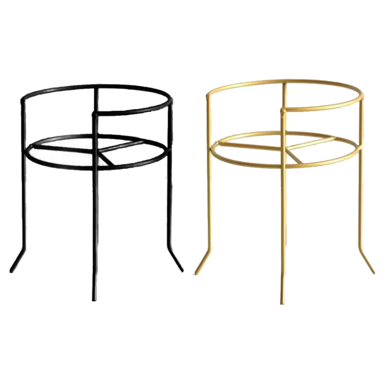 

Round Beverage Drink Dispenser Stand Bracket Rack Support Glass Jar Holder for Water Filter Dispenser Lemonade Patio Ice Bucket