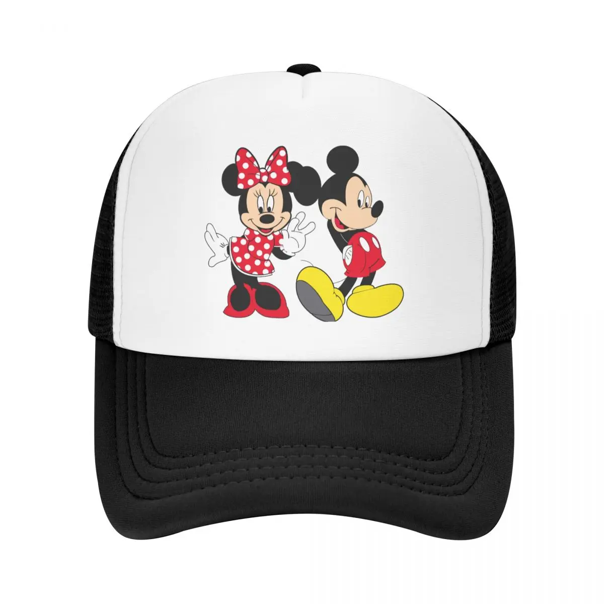 Классическая бейсболка с Микки и Минни сидячим Маусом женская Мужская дышащая