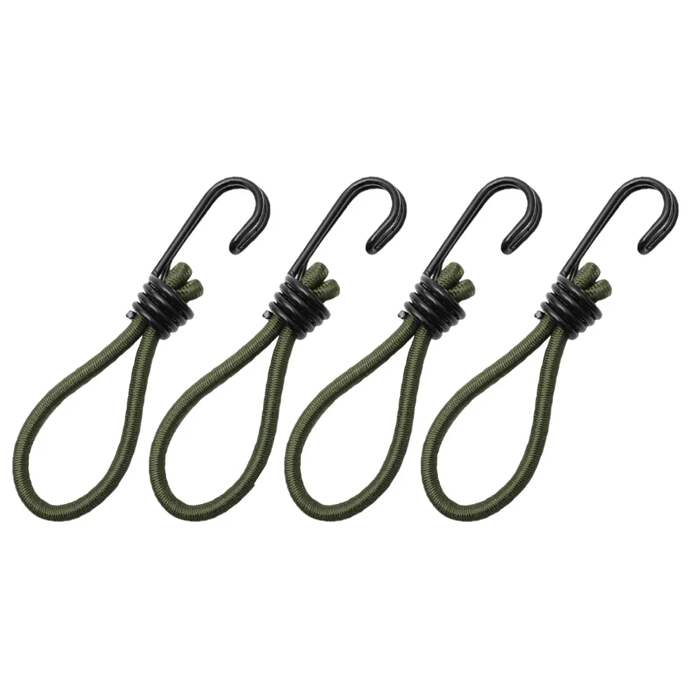 

Elastic Cord Camping Supplies Bungee Hooks Short Cords Heavy Duty Outdoor Tent Fastener Trucks Single Latex Tents