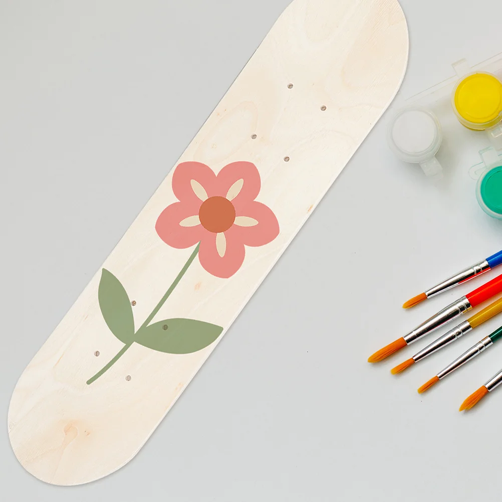 

Light Board Child Birthday Decoration Girl Skateboard Decks Wooden Blank Skateboards