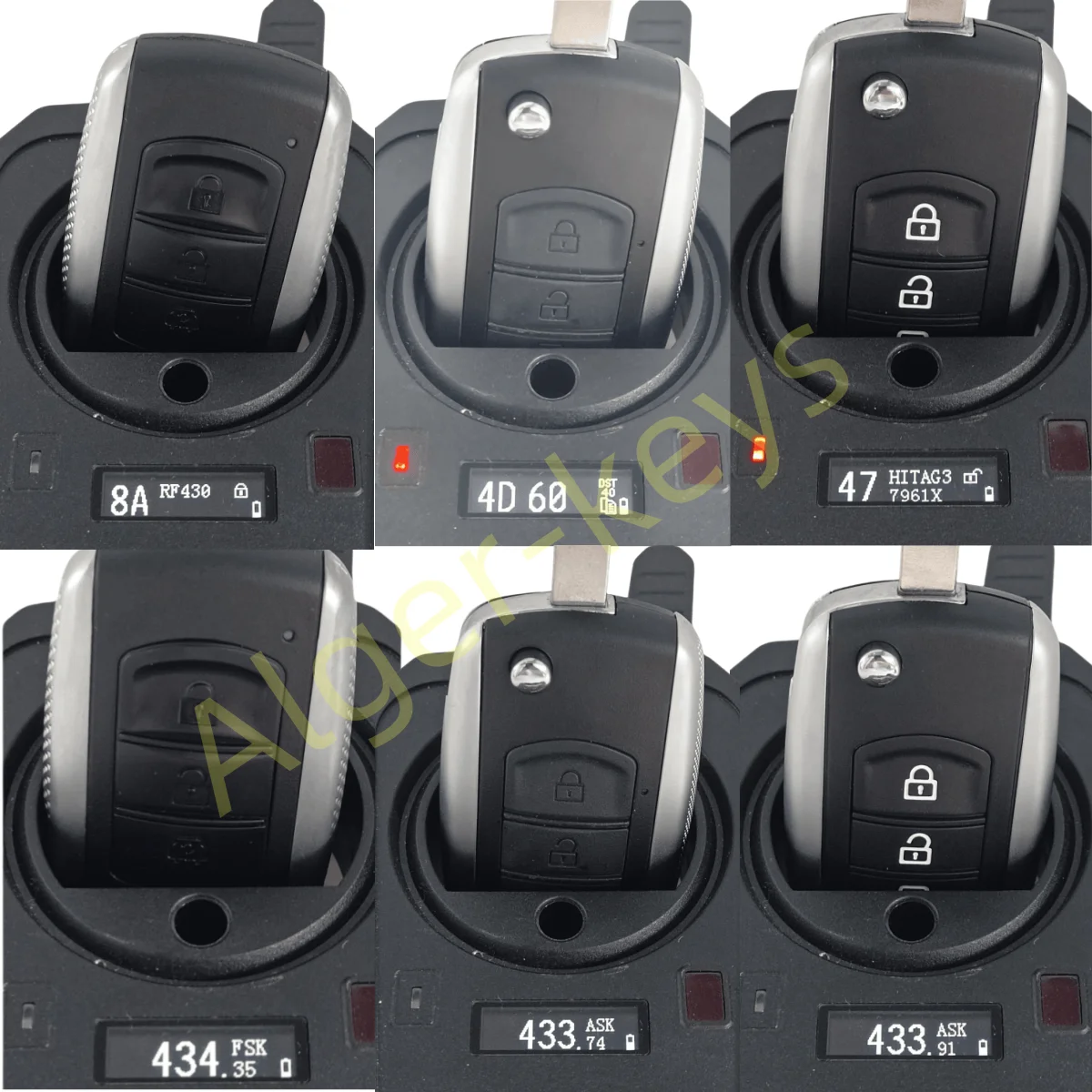 Оригинальный OEM-ключ для Alger-keys 433 МГц 4D60 47 8A откидной ключ DongFeng DFM DFMC Glory 560 580