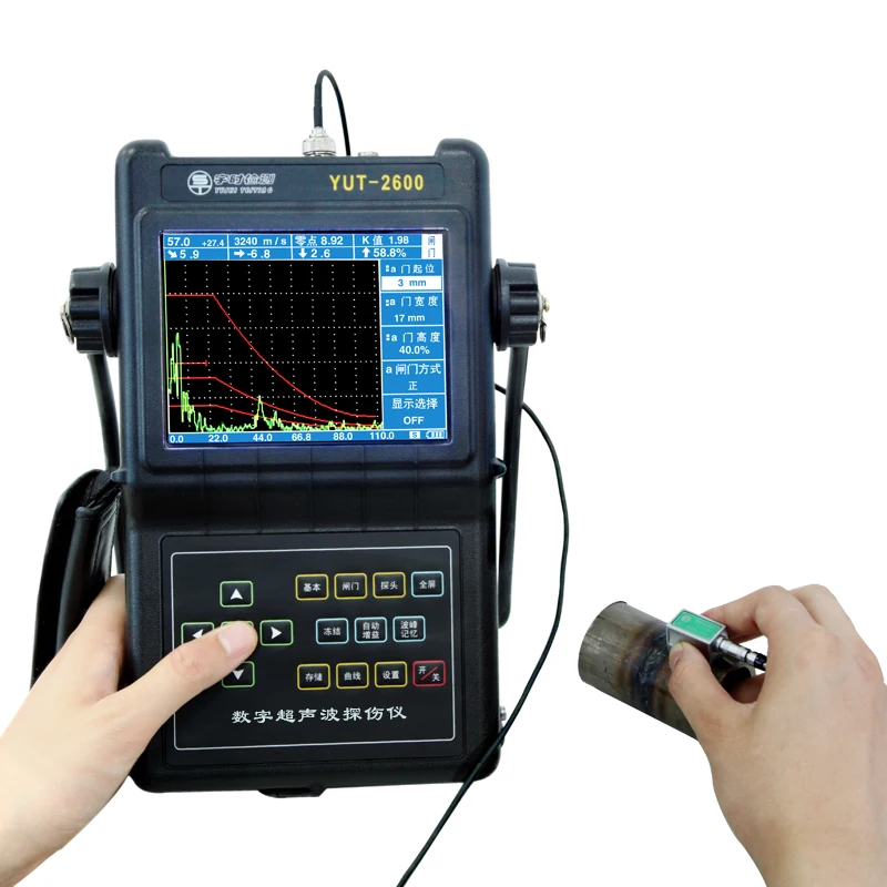 

Yushi Industrial Ultrasonic Flaw Detector YUT2820 for Metal Detection crack, air hole and inclusions Detection