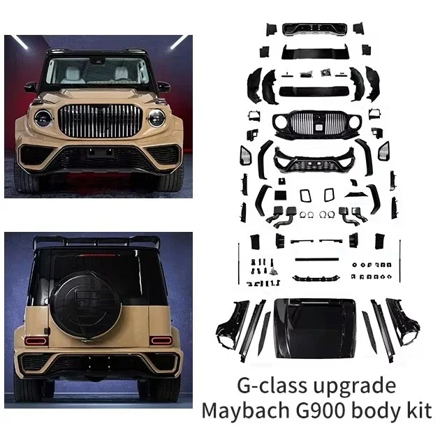 Фото Комплект обвеса G900 для модификации Mercedes-Benz G-Class (G350, G400, G500) в стиле Maybach G900, передний бампер! №1