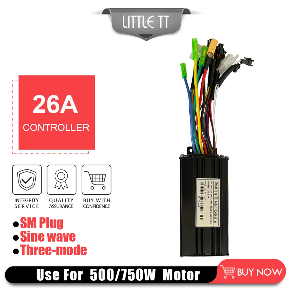 36/48V 26A Sine Wave Controller GD01 Display Throttle 8 PAS Kit For E-bike MTB Scooter Bike Bicycle Accessories Parts