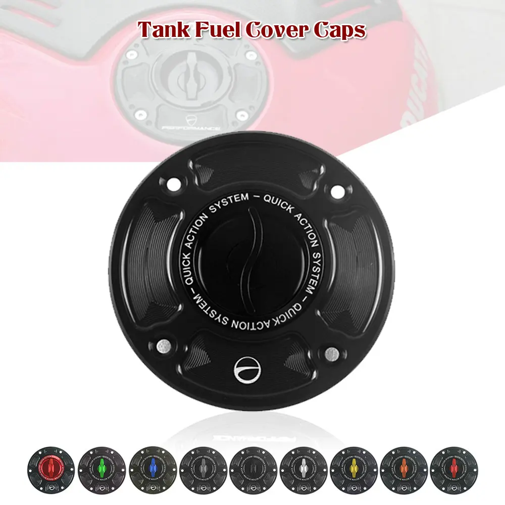 

Aluminum Keyless Motorcycle Accessories Fuel Gas Tank Cap Cover quick release FOR SUZUKI TL1000 S/R GSX-R 600 1000