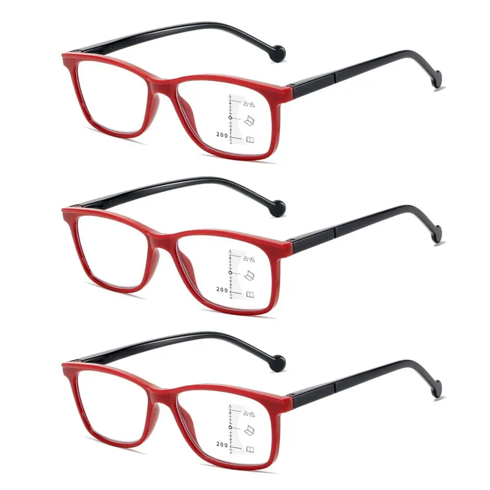 

Мужские и женские винтажные простые очки, прогрессивные Мультифокальные очки для чтения с защитой от синего света, ультратонкие очки