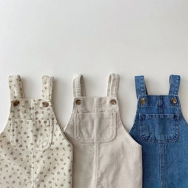 2023 Spring New Baby Boy Trousers Solid Infant Overalls For Boys Girls Clothes Kids Casual Loose Pants 2