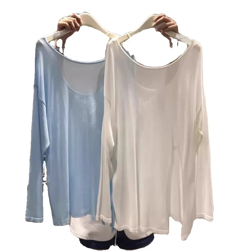 Тонкая Солнцезащитная накидка женская летняя для йоги ажурная с