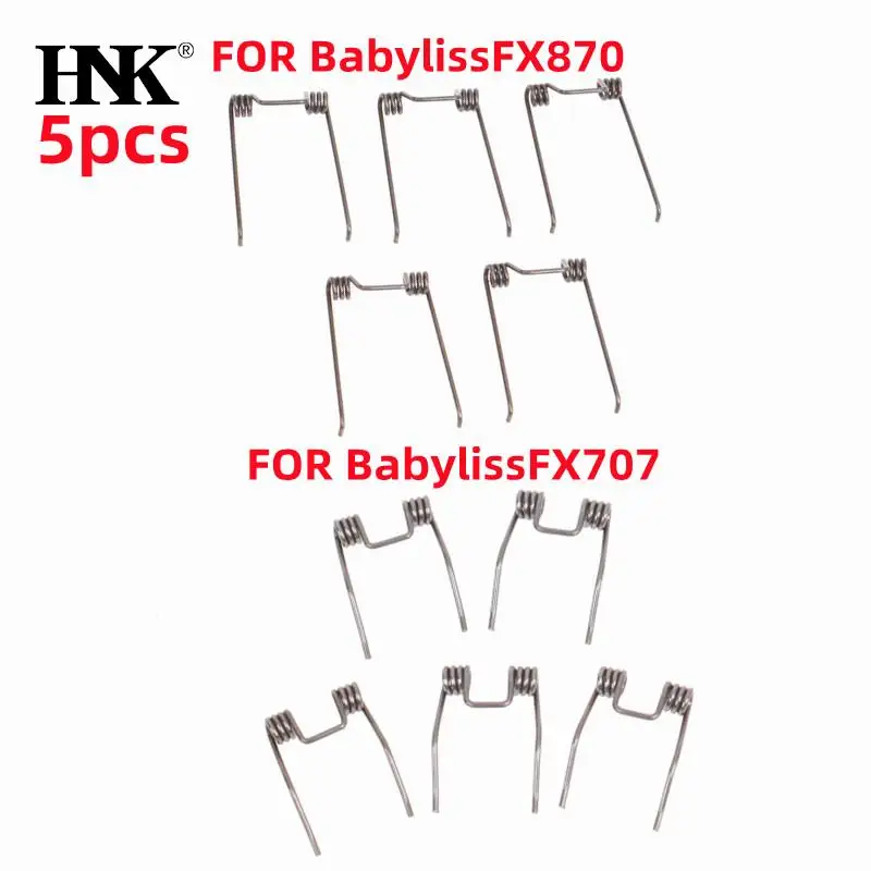 

5Pcs/lot For Babyliss FX870/707 Hair Clipper Trimmer Tension Spring Engraving Electric Hair Cutting Machine Parts Accessories