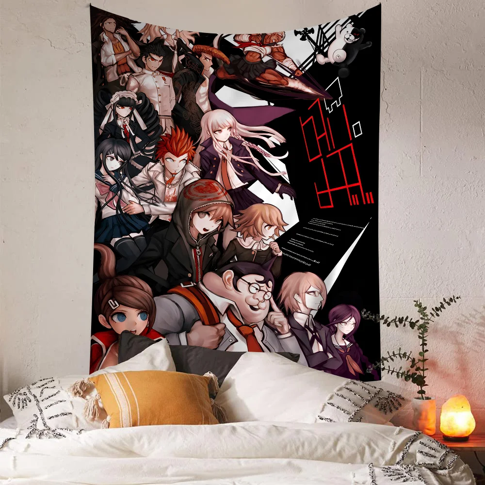 Игра D-Danganronpa Movie Sticky Posters Ретро наклейка из крафт-бумаги DIY Комната Бар Кафе