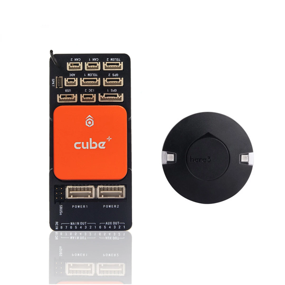 

PX4 HEX Pixhawk Cube Orange+ Here 3 GPS GNSS m8p W/ ADS-B Carrier Board Support S. Bus CPPM DSM Flight control