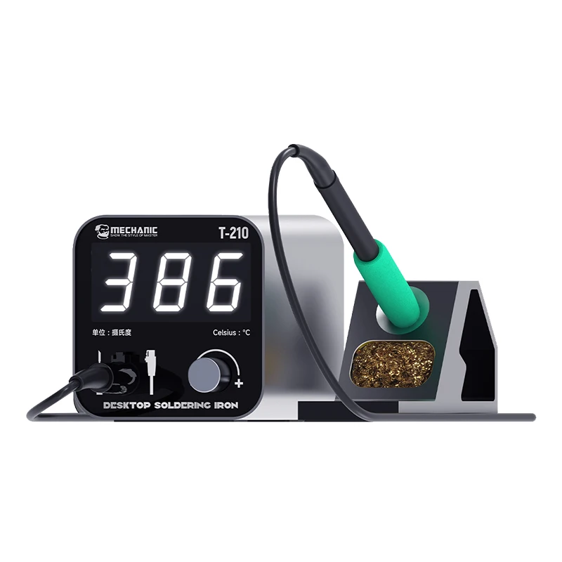 

Паяльник MECHANIC T210 для настольного компьютера, точное управление/полностью используемые материалы/безопасная защита от короткого замыкания/миниатюрное оборудование