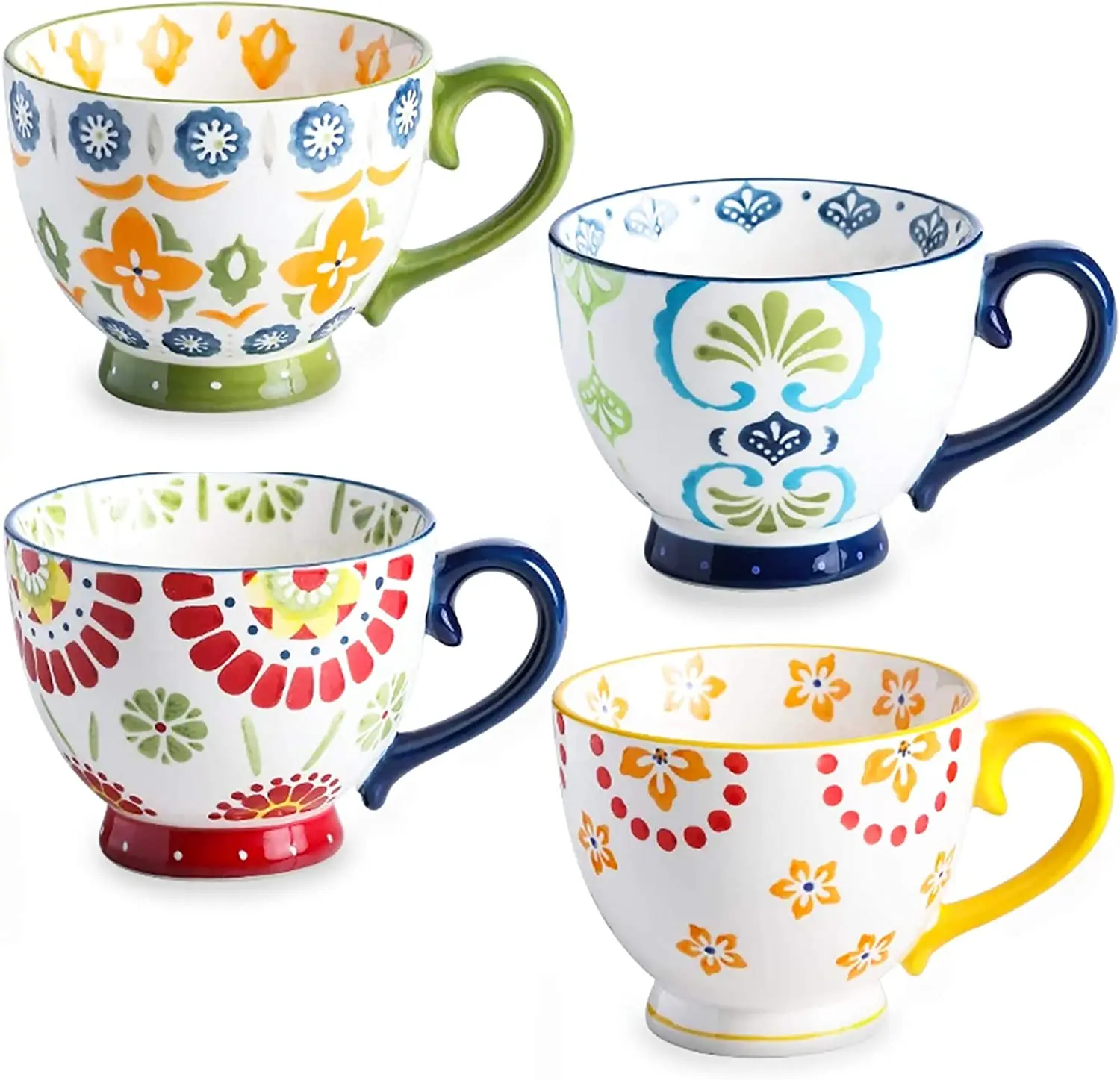 

500ML Large Coffee Cup Mug Ceramic Bone China Coffee Cup Coffee Apply To Latte Cappuccino Tea Cocoa Cereal Hot Chocolate