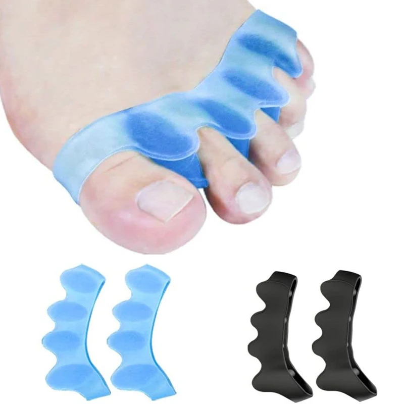 

Sdotter 2pcs=1pair New Protective Toes Separator Suitable Bunion Corrector Material Soft Gel Straightener Spacers Stretchers Car