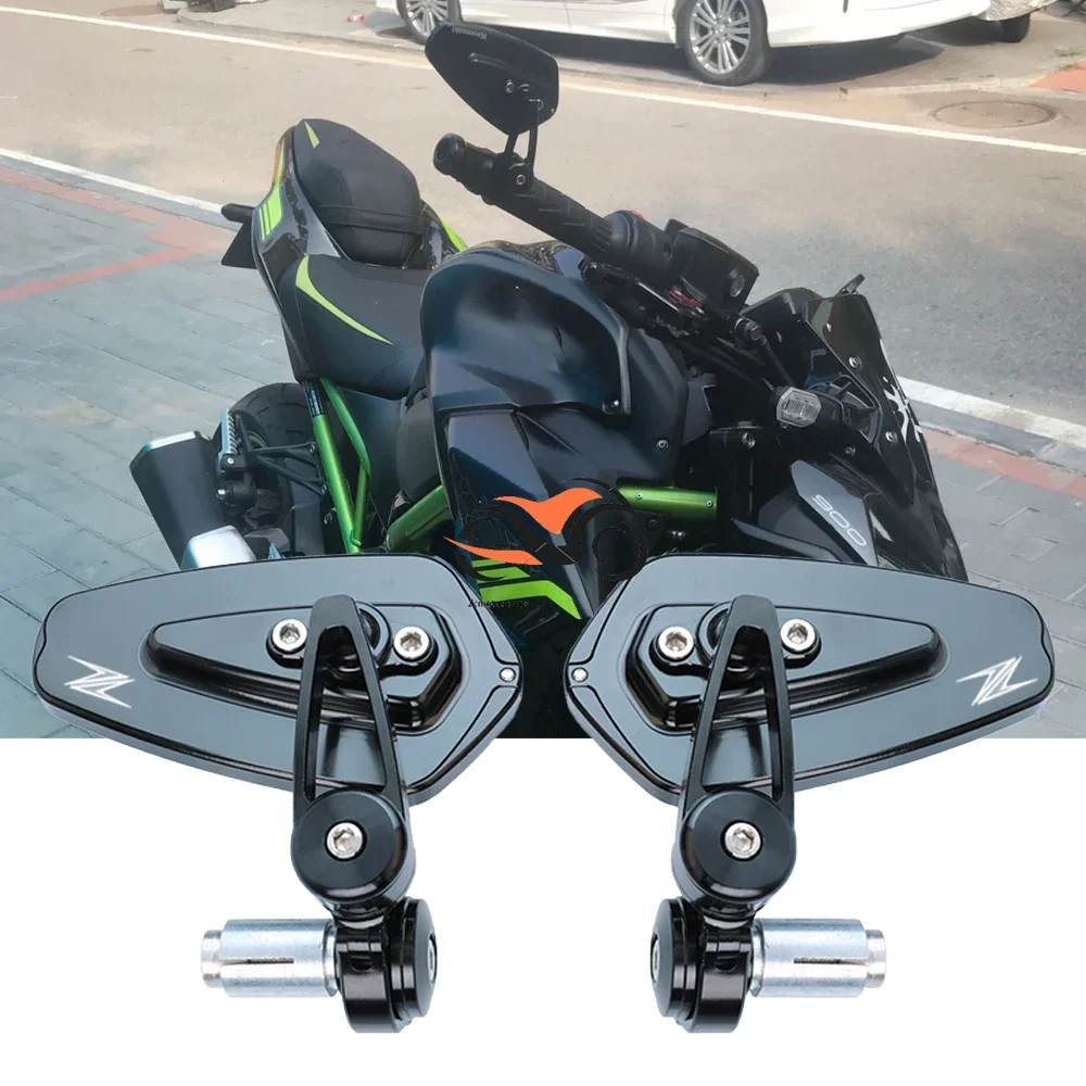 Для Kawasaki Z250 Z300 Z400 Z650 Z750 Z800 Z900 Z1000 ZX6R ZX10R Z650RS Z 1000 R/SX мотоциклетные зеркала заднего