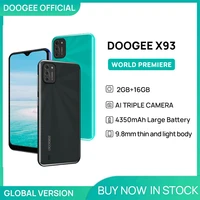 DOOGEE X93 Mobile Phone 9 8mm Thin and Light Body Android Triple Camera 8MP 6 1  Waterdrop Screen 4350mAh Smartphone