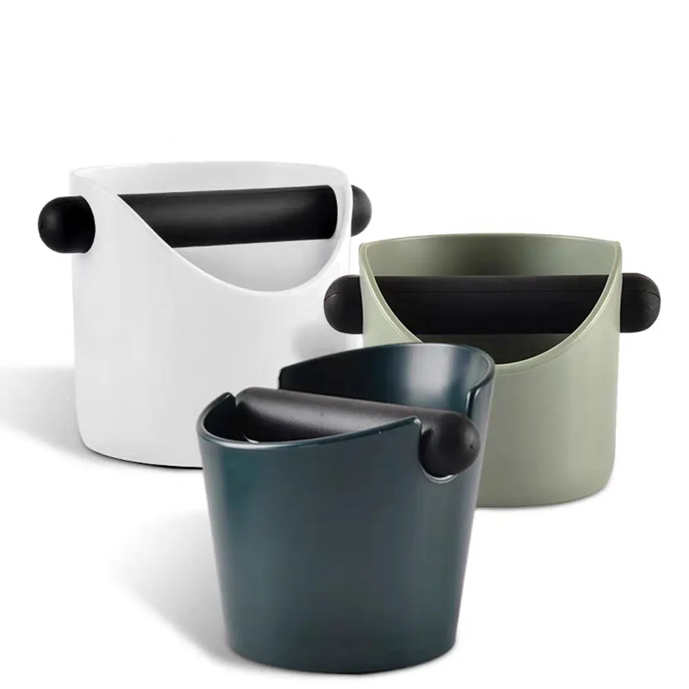 

Coffee Grind Knock Box Coffee Grind Dump Bin Waste Bin with Removable Knock Bar Espresso Knock Box for Espresso Maker Accs