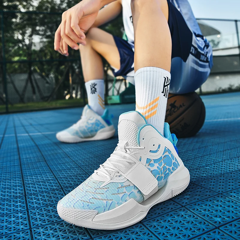 Fashion Colorful Designer Basketball Shoes Men High-top Men Platform Sneakers Professional Couple Basketball Sports Shoes Men