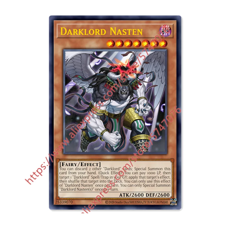 

Yu Gi Oh Darklord Nasten SR Japanese English DIY Toys Hobbies Hobby Collectibles Game Collection Anime Cards