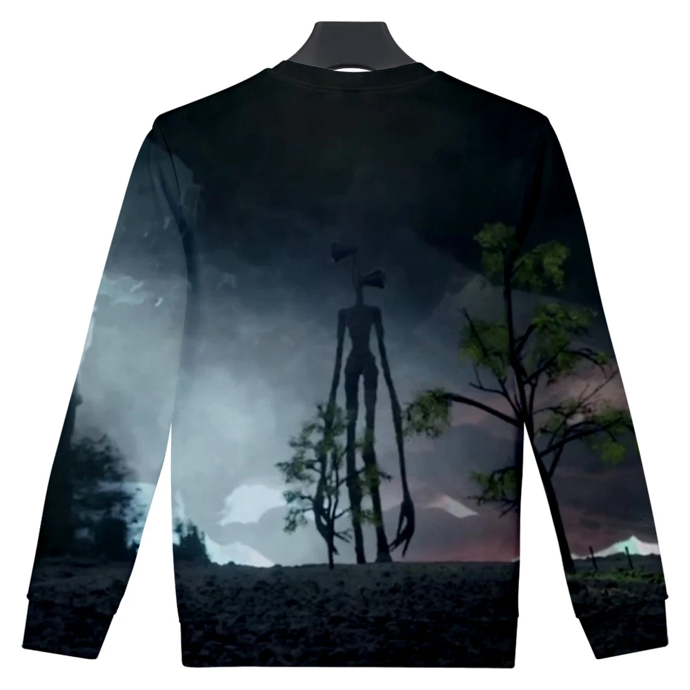

Classic Siren Head 3D Sweatshirt Men/Women Cool Long Sleeve Casual Kpop Autumn hip hop Round Neck 3D Pullover Hoodies