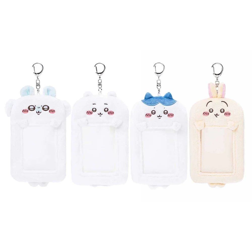 Kawaii Chiikawas плюшевая подвесная сумка украшение милая для хранения удостоверения