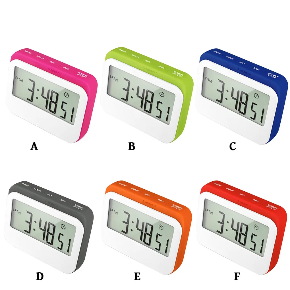 

Multi-function Timer Student Digital Time Reminder Kitchen Countdown Alarm Clock for Bedroom Study