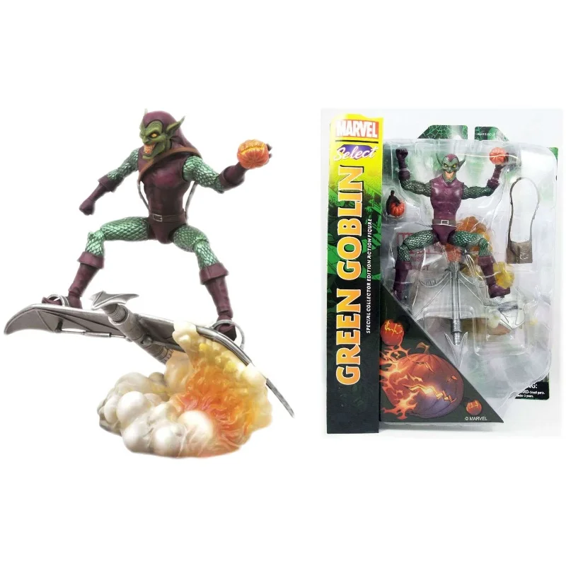 

Marvel Select DST Green Goblin 7" Loose Action Figure Collection Model Doll Toys Gifts