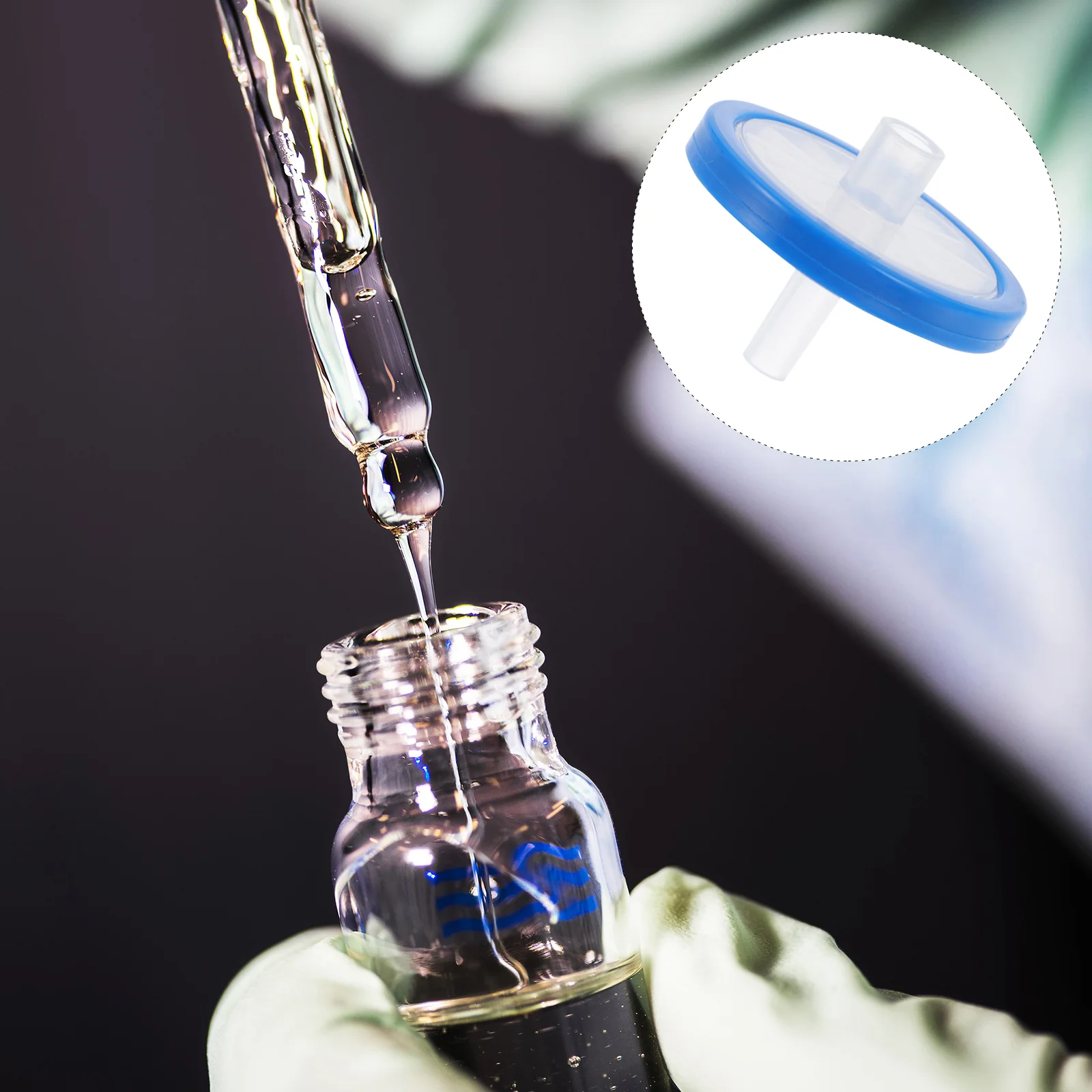 

10pcs Syringe Filter Membrane Filtration Hydrophilic Syringe Filter