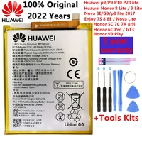 Original Real 3000mAh HB366481ECW Phone battery For HUAWEI p9 p9 lite honor 8 p10 lite p8 lite 2017  p20 lite p9lite Batteries