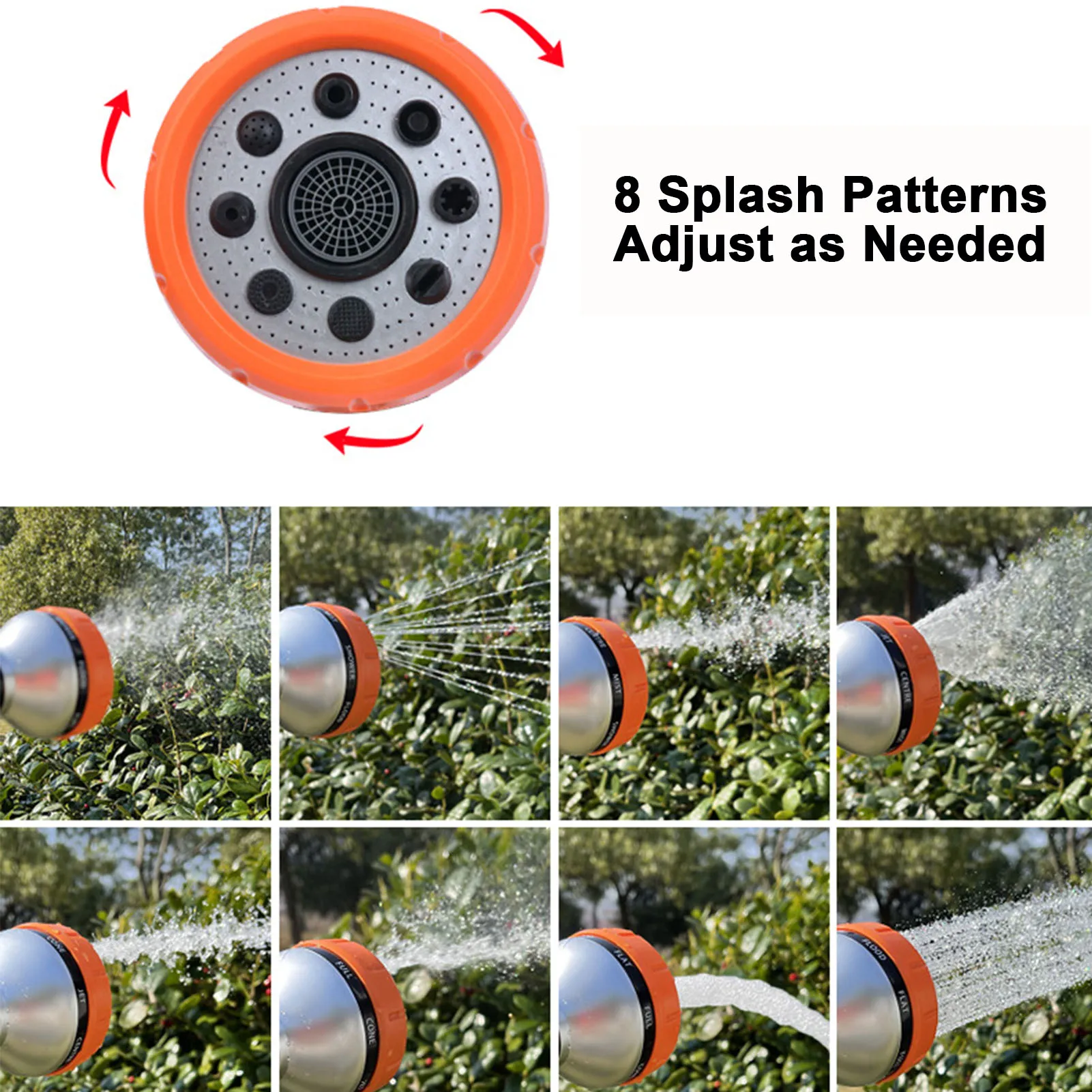 

Garden Hose Water Nozzle Soap Sprayer Water Hose Nozzle With Dispenser Multi Patterns Hose Attachment Watering Accessory For