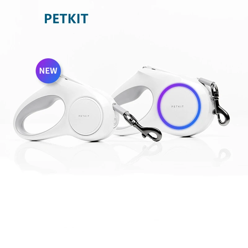 Petkit Go Shine Max Pet Leash Dog Traction Rope 3m/4.5m with LED Night Light Flexible Ring Shape Dogs Accessoires