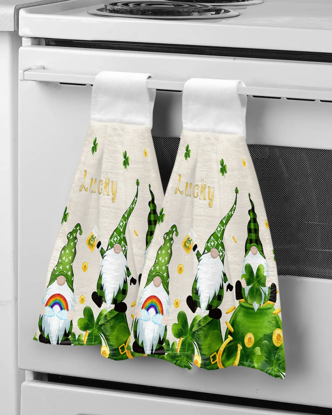 

Полотенце из микрофибры с изображением карлика клевера