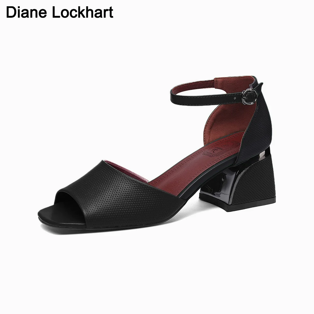 

Women Rome Sandals Gladiator Summer Open Toe High Heels Block Heel Shoes Ankle Strap Sandal 6CM Female Pumps Green Sandales 41