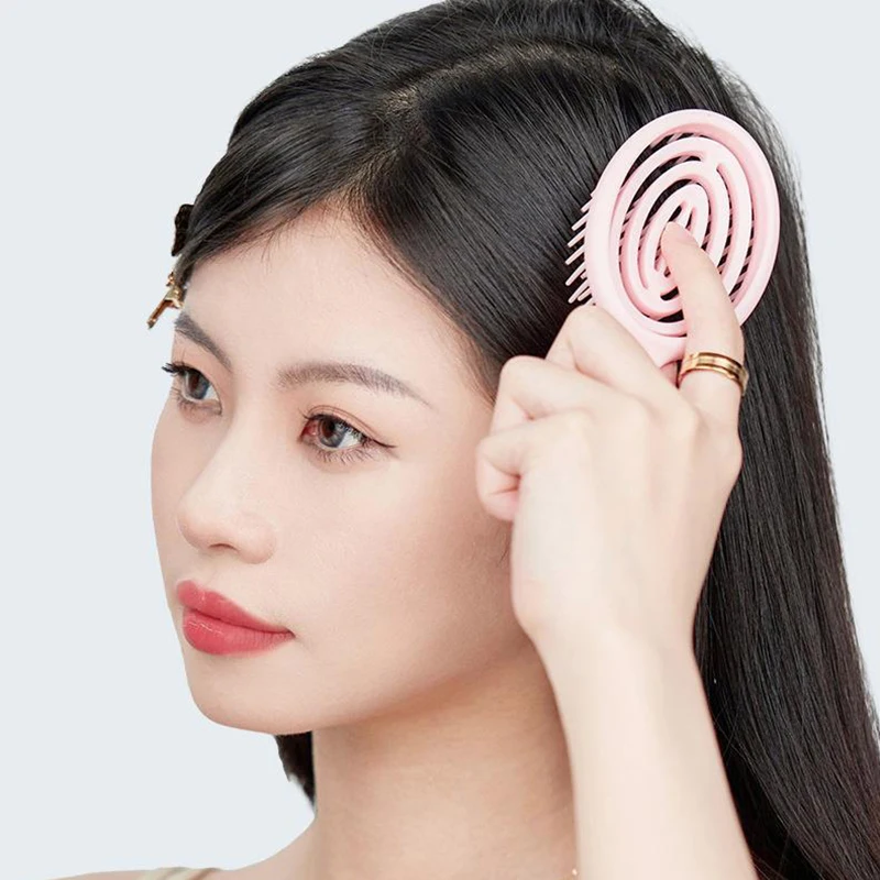 Новинка мини-щетка для массажа кожи головы щетка распутывания дорожная Щетка