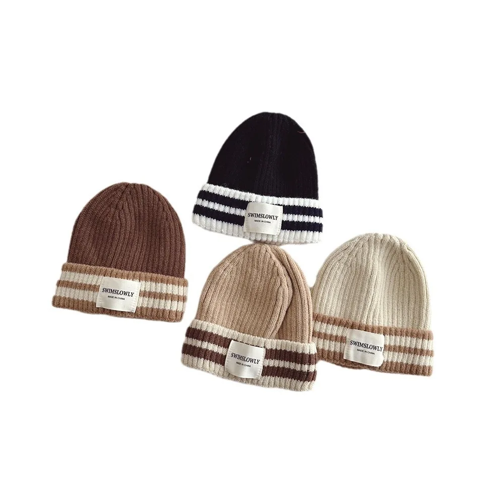 MiniAinis кашемировая зимняя шапка для маленьких мальчиков и девочек уличная модная