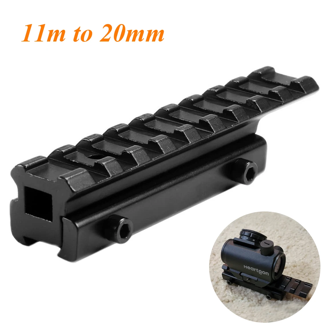 Крепление для оптического прицела тактическое от 11 мм до 20 мм. 22/Airgun 3/8 дюйма