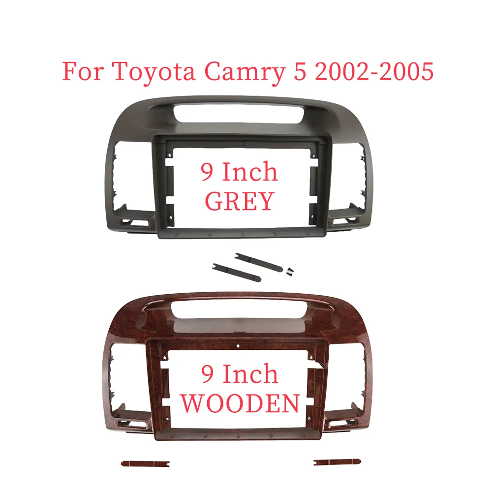 9-дюймовая Автомобильная рамка адаптер для Android аксессуары панели Toyota Camry 5 2002-2005