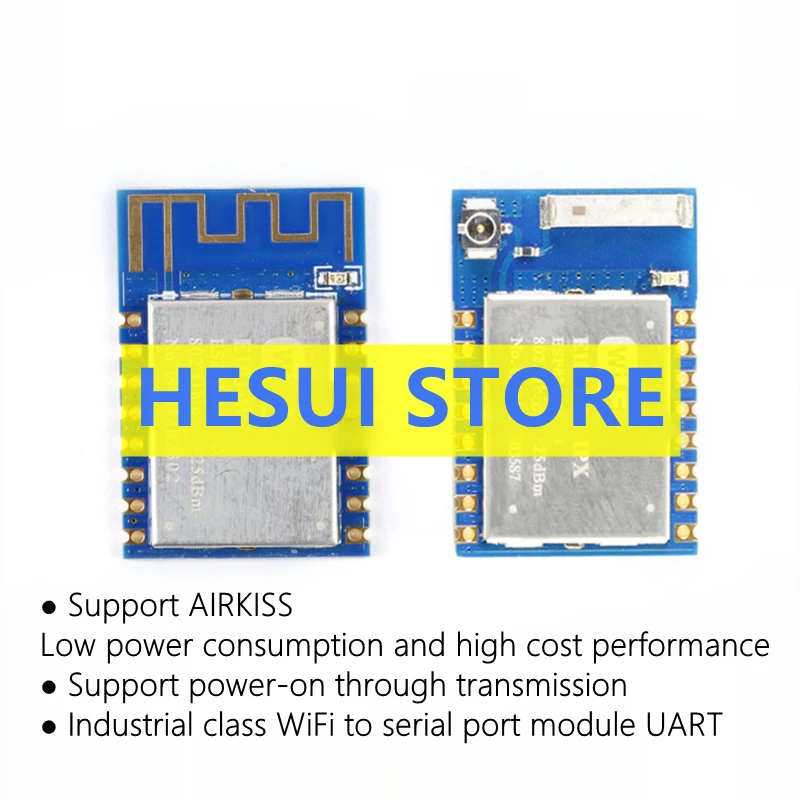 Макетная плата с последовательным портом Wi-Fi ESP8266, беспроводной приемопередатчик 2,4 ГГц, дистанционный модуль Wi-Fi, интерфейс антенны IPEX