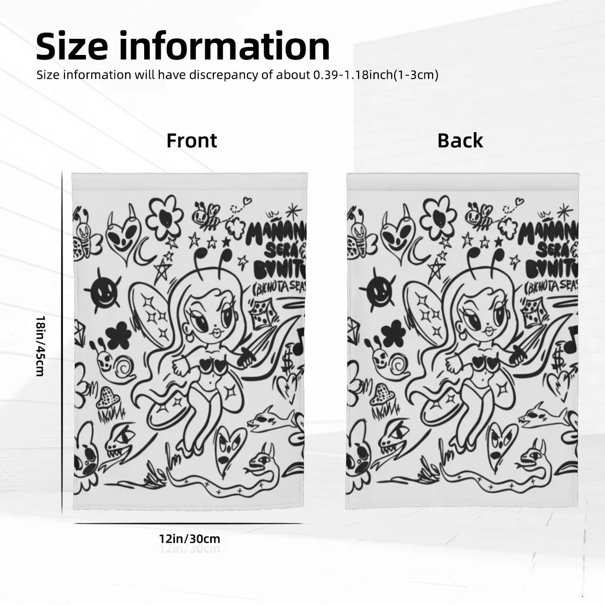 Вертикальный двухсторонний Садовый флаг Karol G Bichota Reggae Ainger Yard уличное украшение