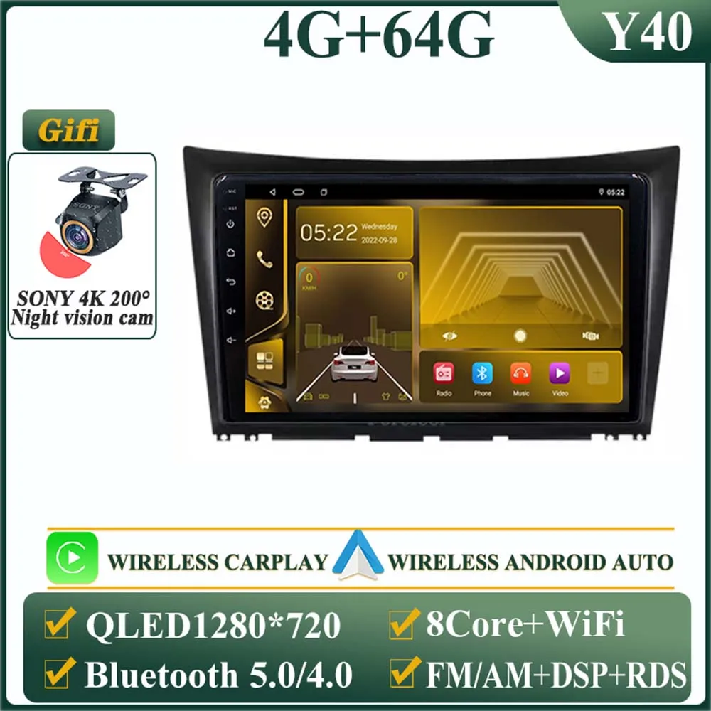 

Android 14 для Dongfeng S30 H30 Cross 2011-2018 Мультимедийный автомобильный монитор Видеоавторадио Экран GPS ТВ Навигация Стерео Радио