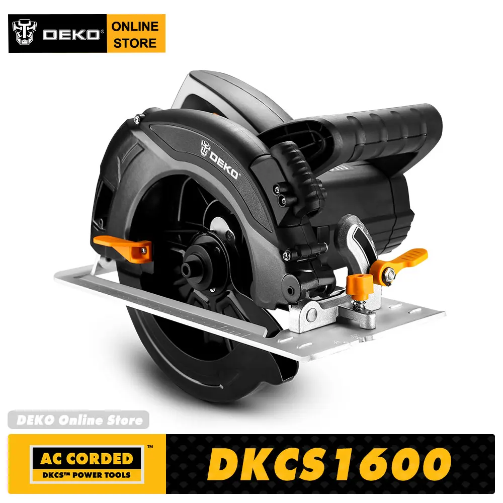 

DEKO DKCS1600 CIRCULAR SAW HIGH POWER MULTI-FUNCTION WITH LASER/SCALE RULER/BLADE/DUST PASSAGE POWER TOOLS ELECTRIC JIGSAW