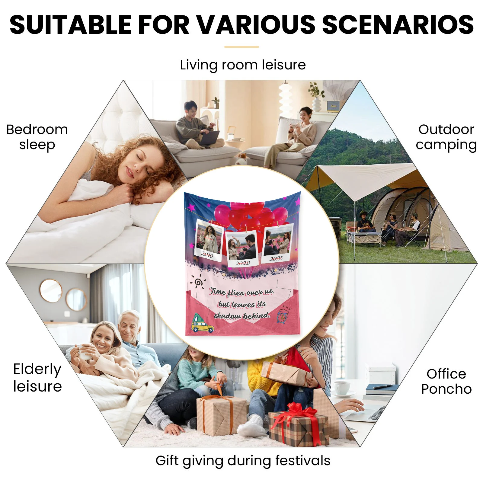 Персонализированное кашемировое одеяло