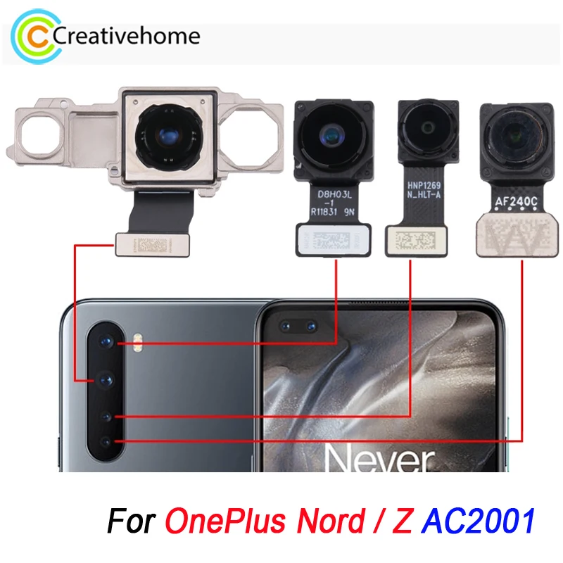 

Rear Cameras Module For OnePlus Nord 5G / Z AC2001 Main Back Camera Wide Camera Depth Camera Macro Camera Color Filter Camera