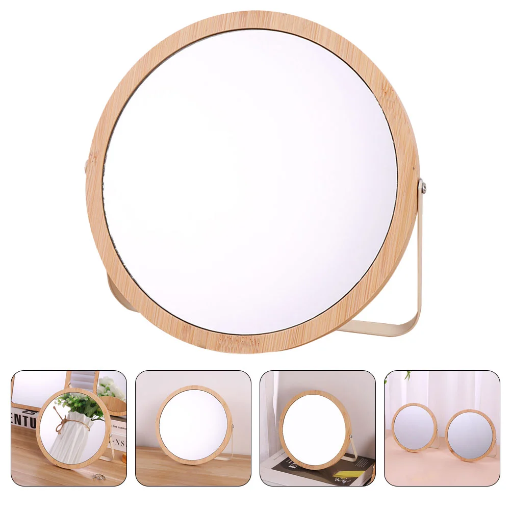 

Table Vanity Mirror Home Makeup Supply Folding Desktop One-way Household