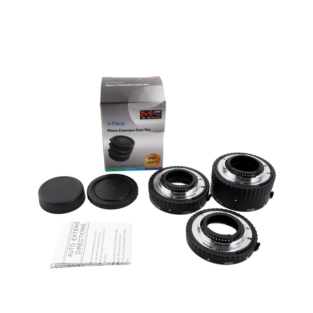 Meike Electronic Auto Foucs Macro удлинительное кольцо для Nikon F Mount D80 D90 D300 D500 D780 D800 D850 D3100 D3200 D3400 D5000 (art.: 3920ca6cc2d4e) - 3920ca6cc2d4e