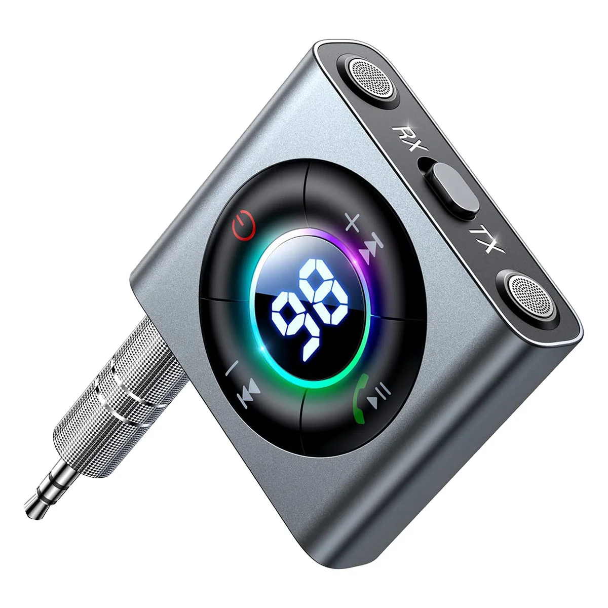 

2 in 1 Bluetooth 5.3 Adapter Transmitter Receiver Bluetooth Adapter for Car Audio/TV/Home Stereo/PC/Headphone/Speaker