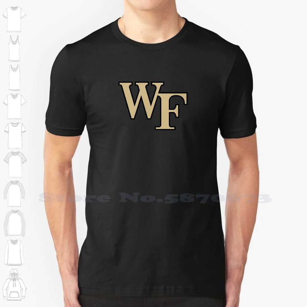 

Wake Forest Demon Deacons Logo High-quality T Shirts Fashion T-shirt New 100% Cotton Tee